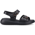 Hush Puppies Alison Leather Women's Black Sandals