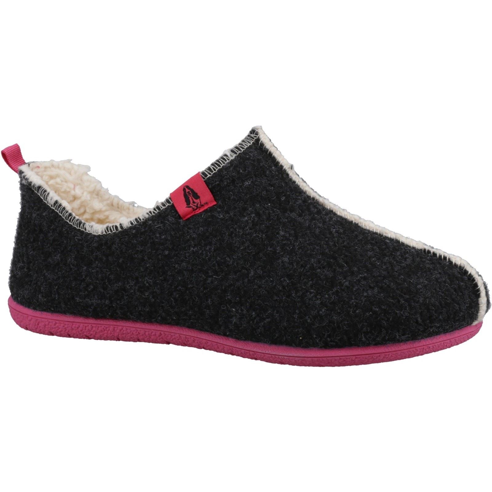 Hush Puppies Good Recycled RPET Synthetic Women's Charcoal Slippers
