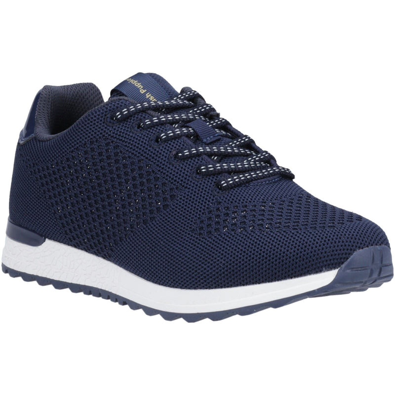Hush Puppies Katrina Textile Women's Navy Sneakers