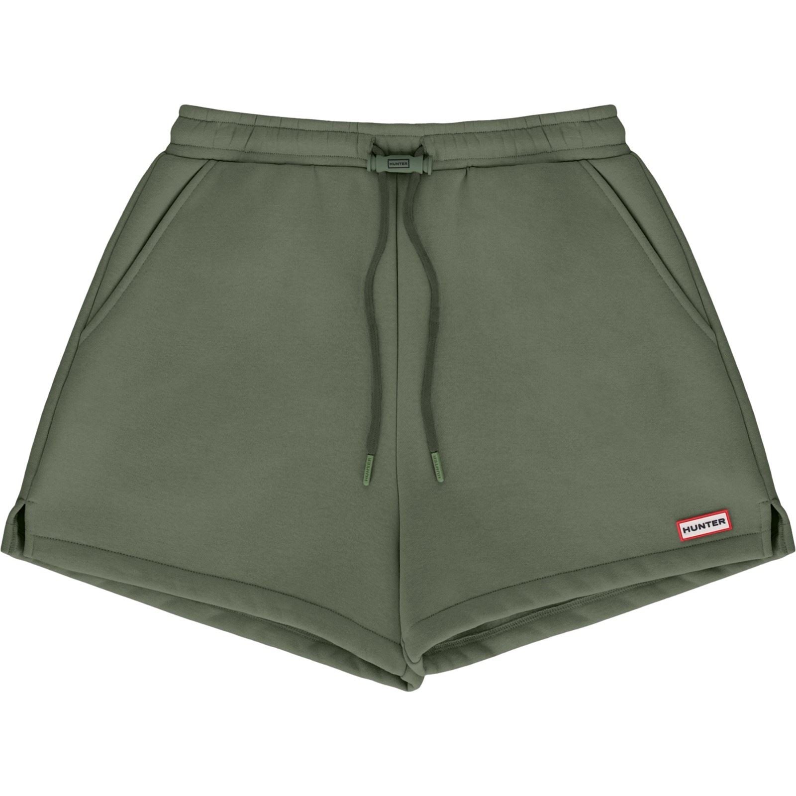 Hunter Lunan Cotton Women's Green Mid-Length Shorts