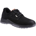 Hush Puppies Pele Leather Men's Black Nubuck Lace-Up Shoes