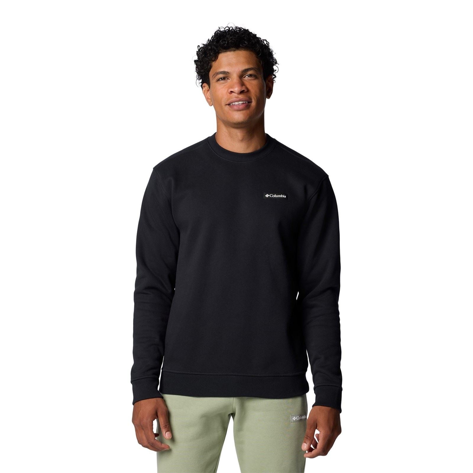 Columbia Meridian Creek Crew Cotton Men's Black Sweatshirt