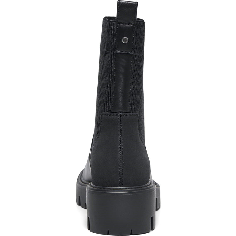 ONLY BETTY-7 Polyester Blend Women's Black Heeled Ankle Boots