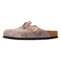 Birkenstock Boston Braided Suede Women's Purple Narrow Fit Clogs