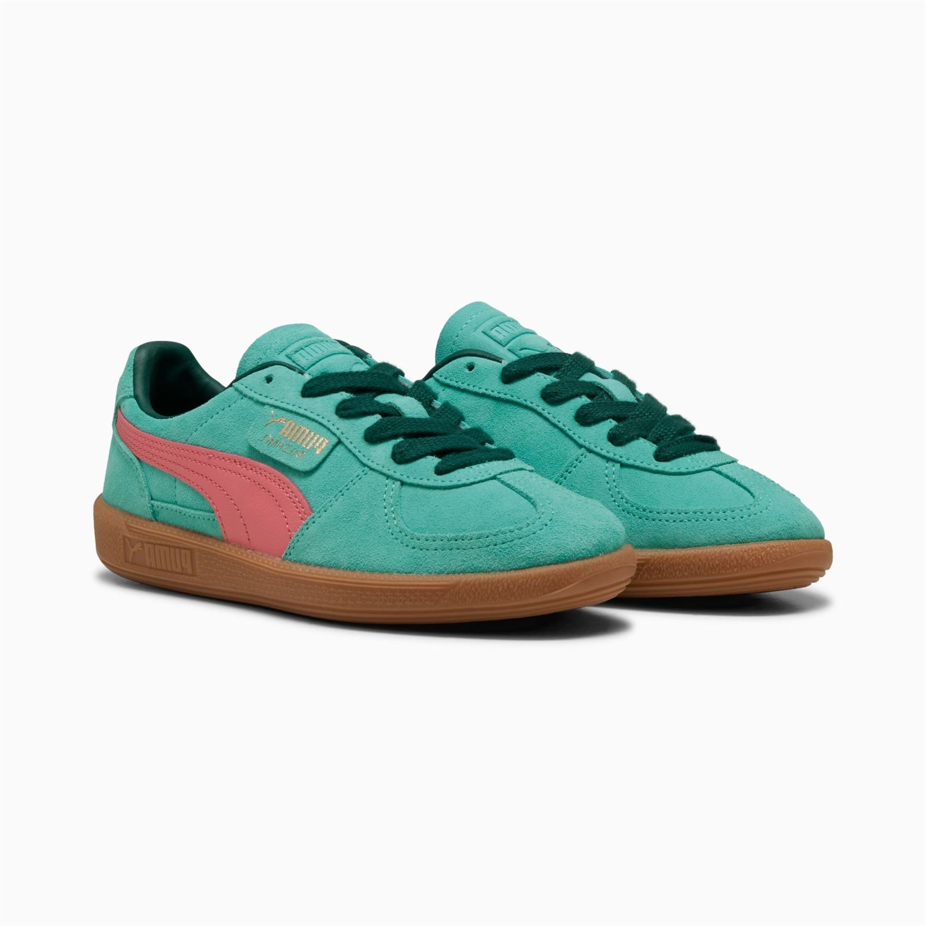 Puma Palermo Leather Aquatic/Dark Myrtle Sneakers