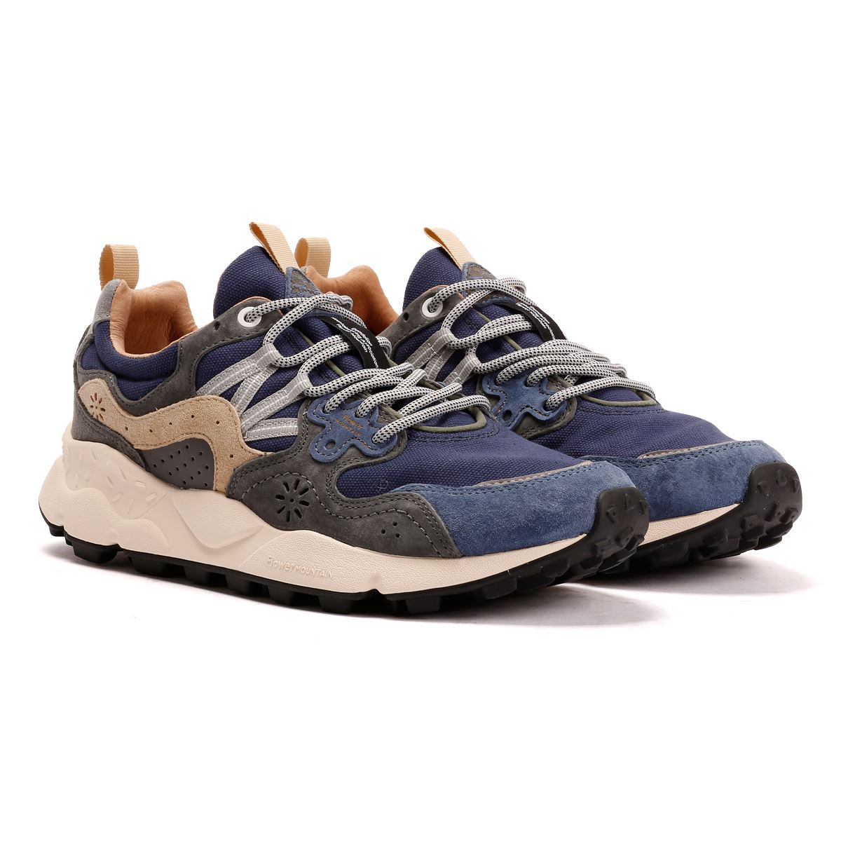 Flower Mountain Yamano 3 Men's Navy/Gray Sneakers