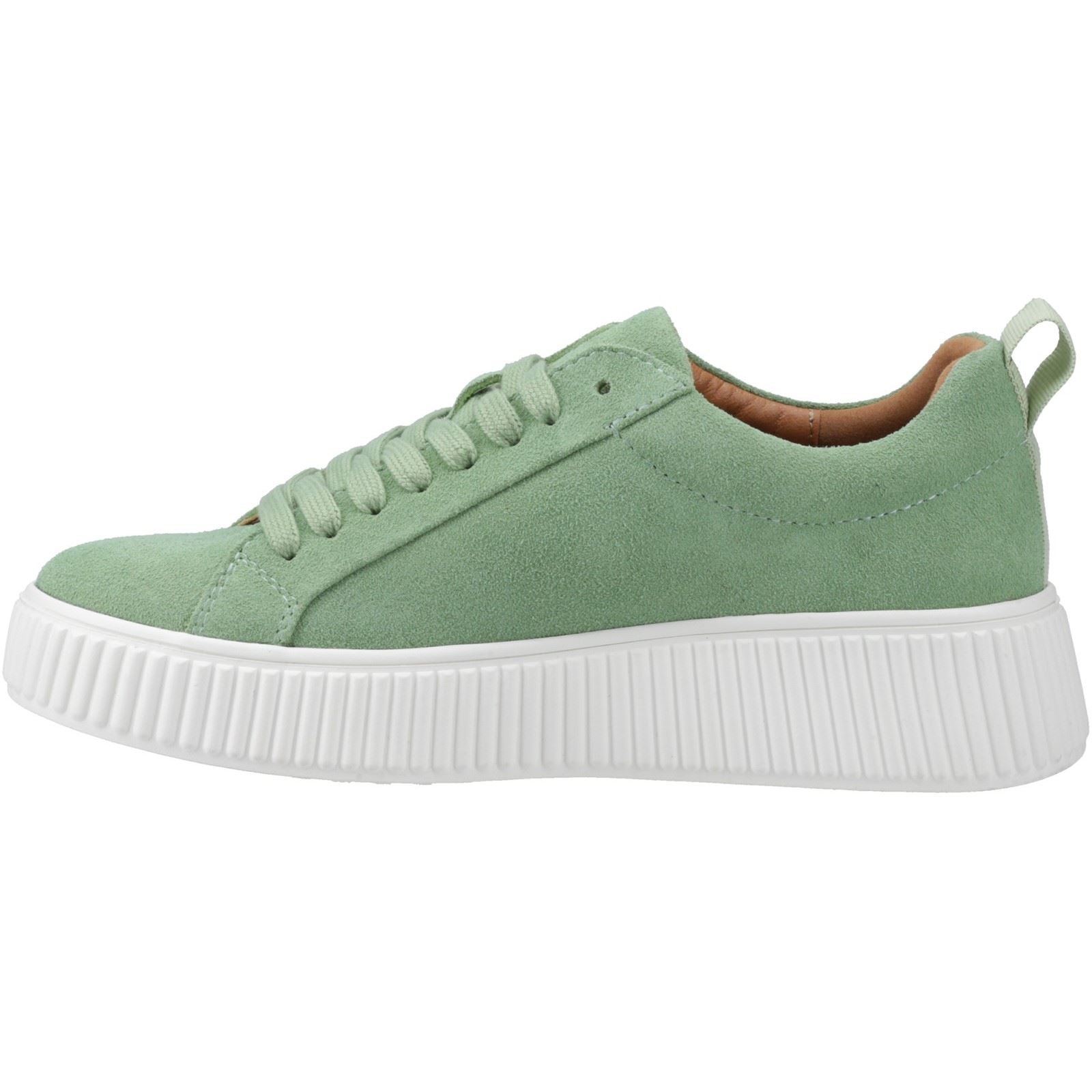 Hush Puppies Harlow Suede Suede Women's Green Sneakers