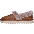 Skechers Cozy Up Synthetic Women's Chestnut Slippers