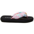 Rocket Dog Sunset Puff Tucker Textile Women's Pastel/Multi Flip Flops