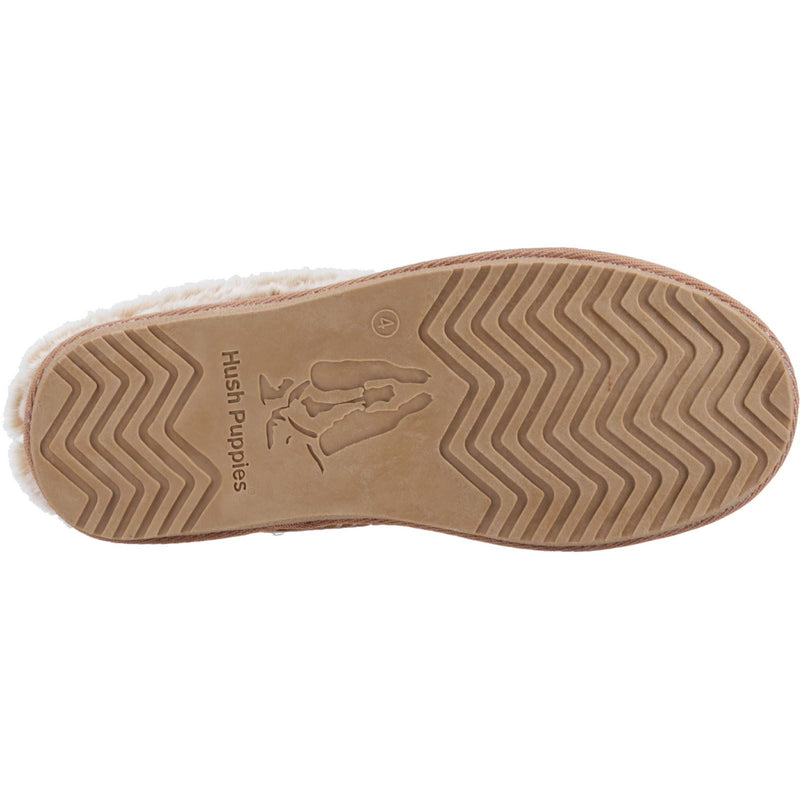 Hush Puppies Anika Suede Women's Tan Slippers