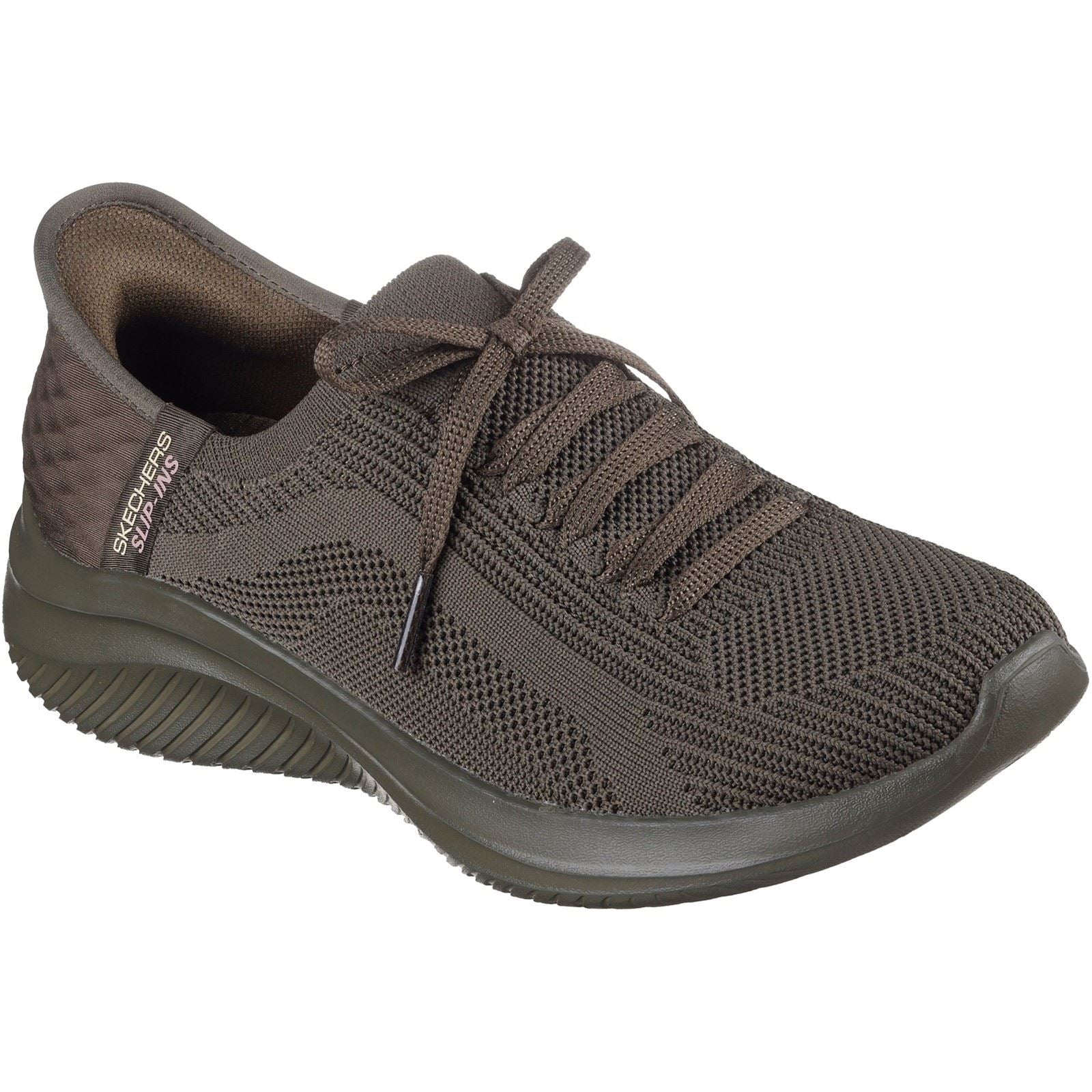 Skechers Ultra Flex 3.0 Pure Color Textile Women's Olive Trainers