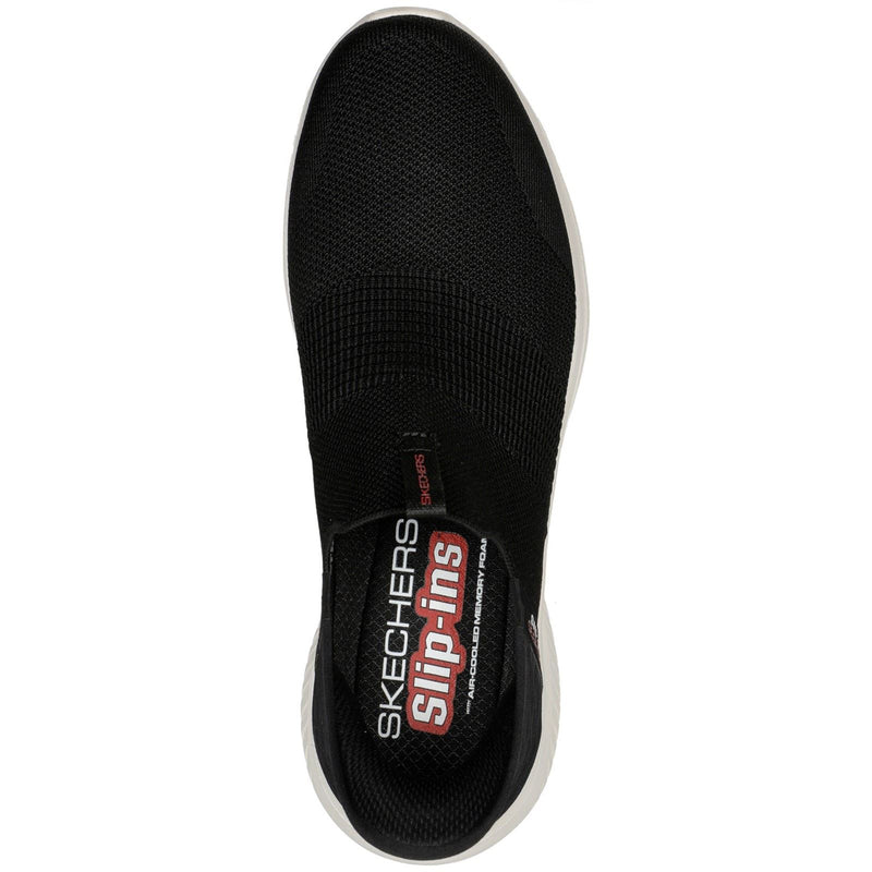 Skechers Ultra Flex 3.0 Smooth Step Synthetic Men's Black Sneakers