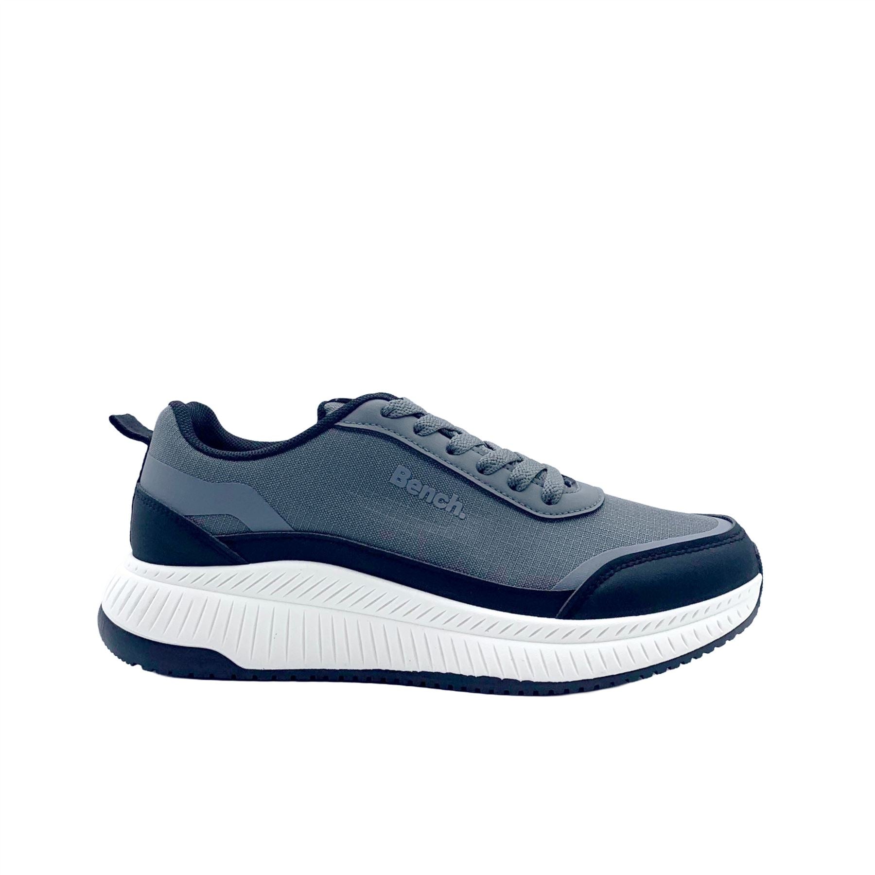 Bench Doverstone Men's Gray/Black Sneakers