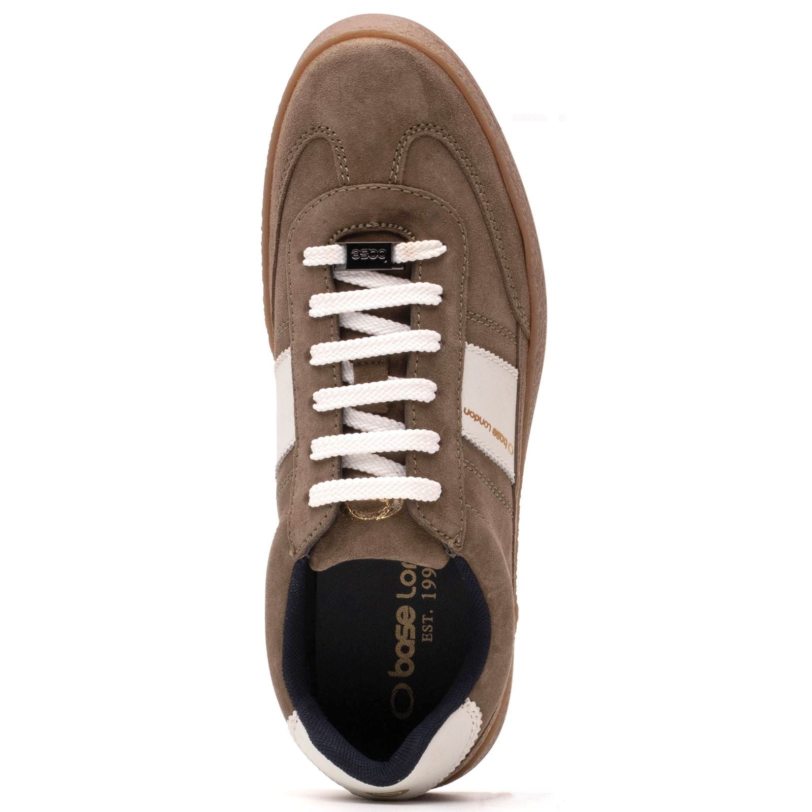 Base London Banksy Leather Men's Sage Sneakers
