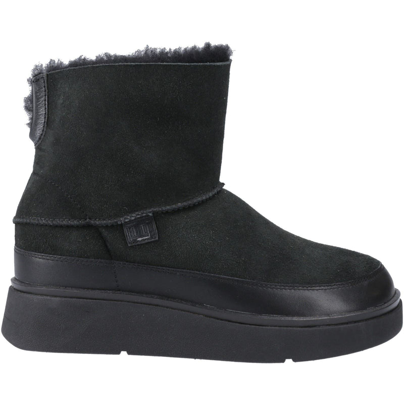 Fitflop Gen-FF Mini Double-Faced Leather Women's All Black Boots