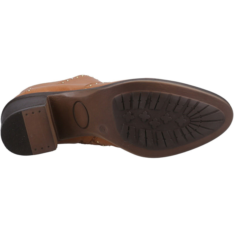 Hush Puppies Waverly Leather Women's Tan Boots