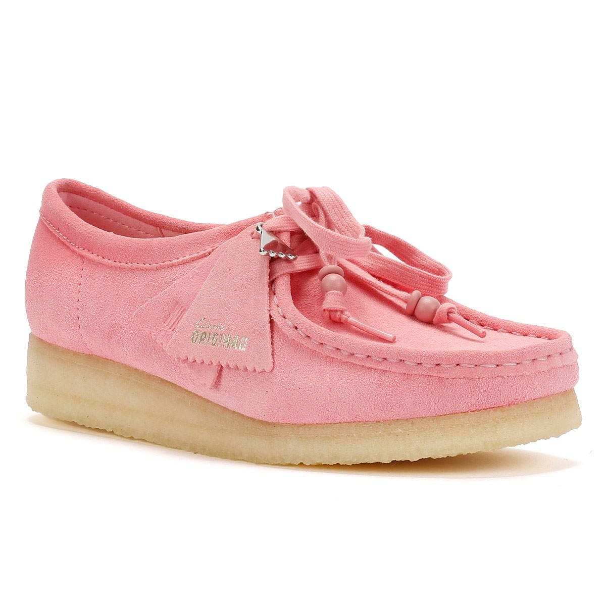 Clarks Originals Wallabee Suede Women's Pink Shoes