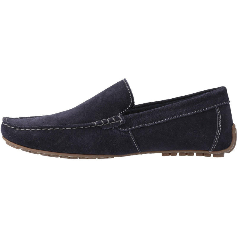 Hush Puppies Ralph Suede Leather Men's Navy Loafers