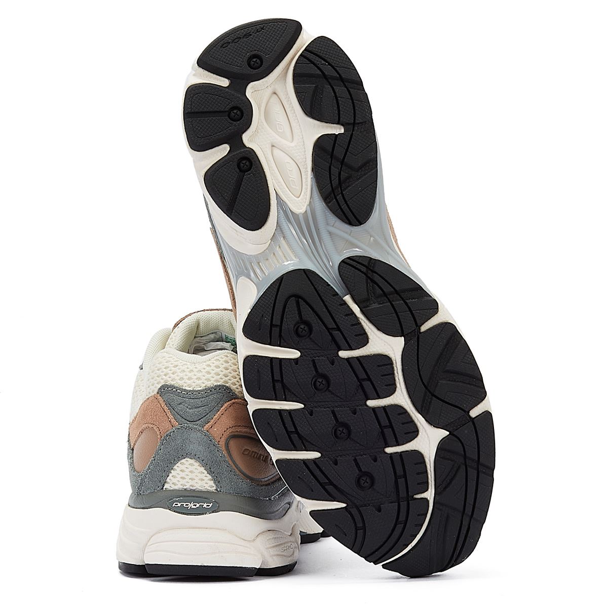 Saucony Progrid Omni 9 Premium Cream/Green Sneakers