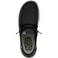 HEYDUDE Wendy Rise Polyester Women's Black Loafers