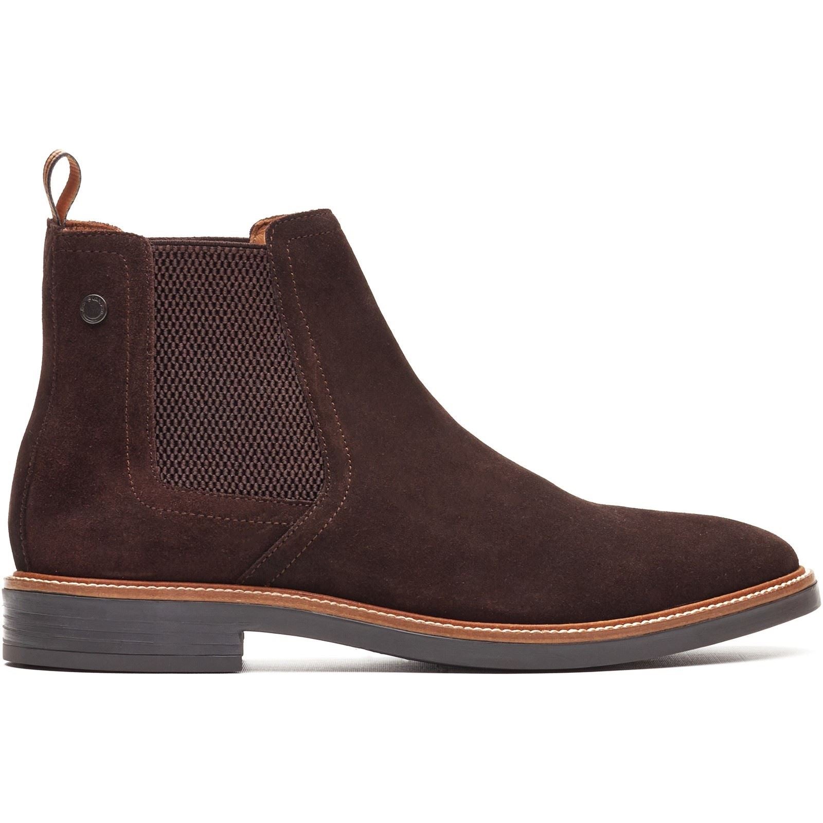 Base London Sussex Chelsea Leather Men's Brown Boots