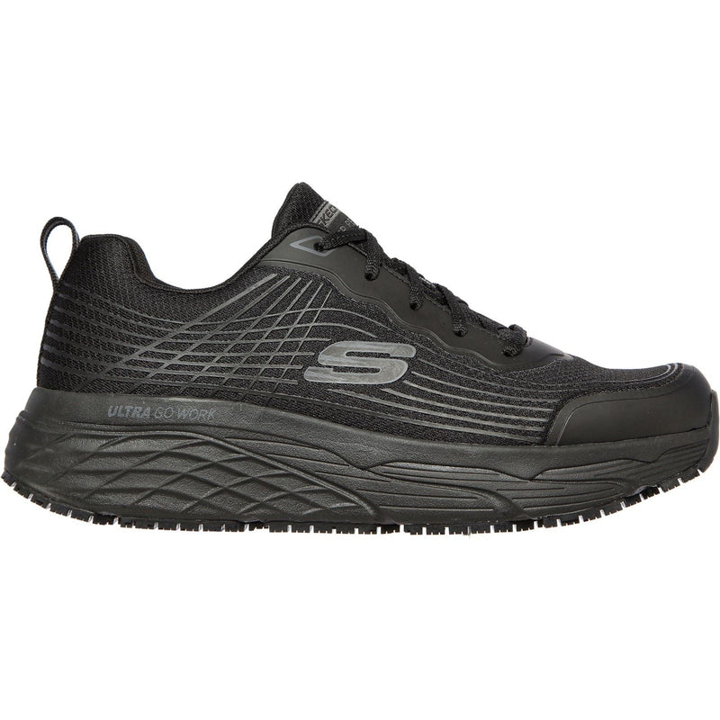 Skechers Workwear Relaxed Fit Textile Men's Black Safety Shoes