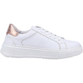 Hush Puppies Camille Leather Women's White Sneakers