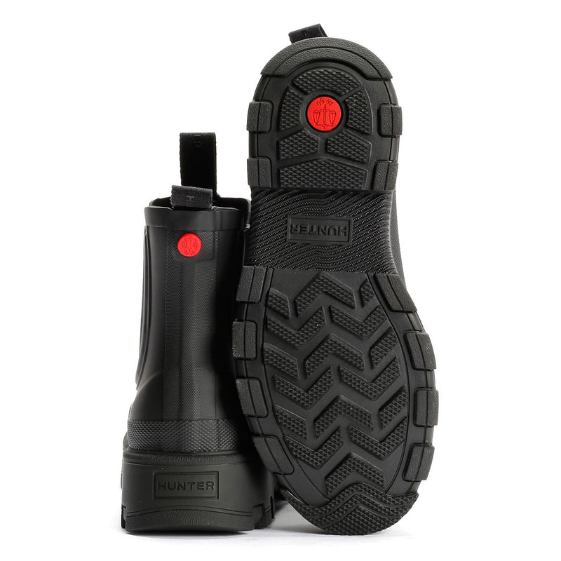 Hunter Elements Chelsea Rubber Women's Black Wellington Boots