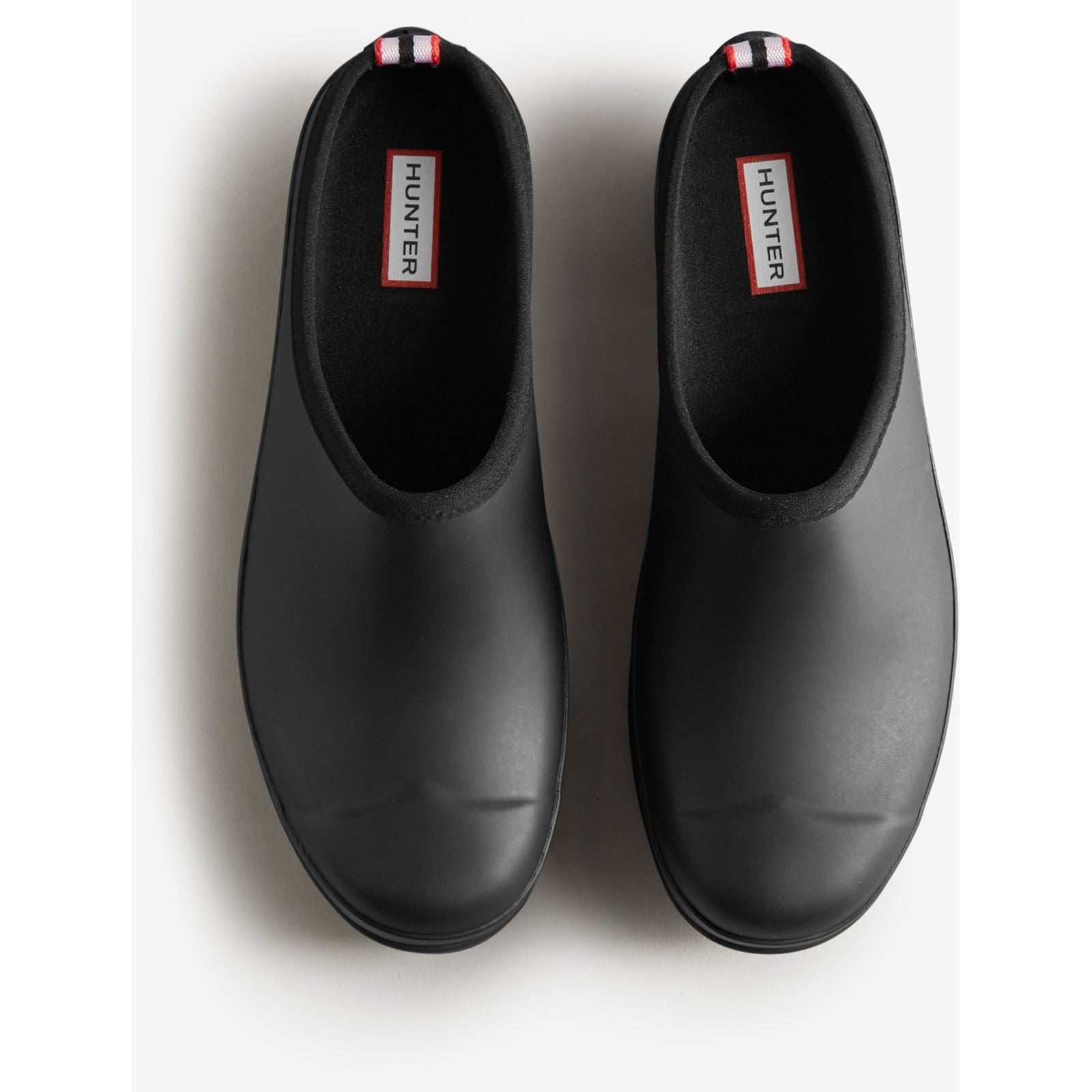 Hunter Play Clog Rubber Men's Black Garden Shoes