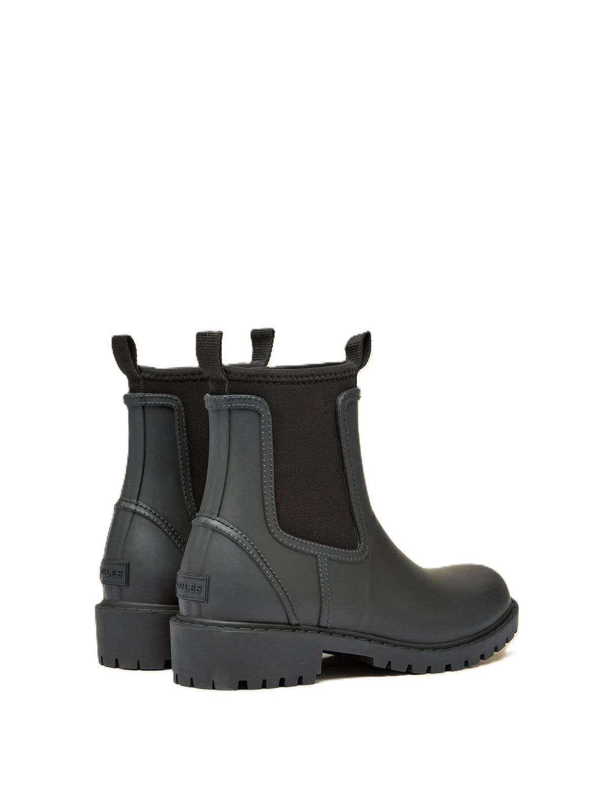 Joules Oakfield Rubber Women's Black Wellington Chelsea Boots
