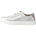 TOMS Kameron Leather Women's Silver Sneakers