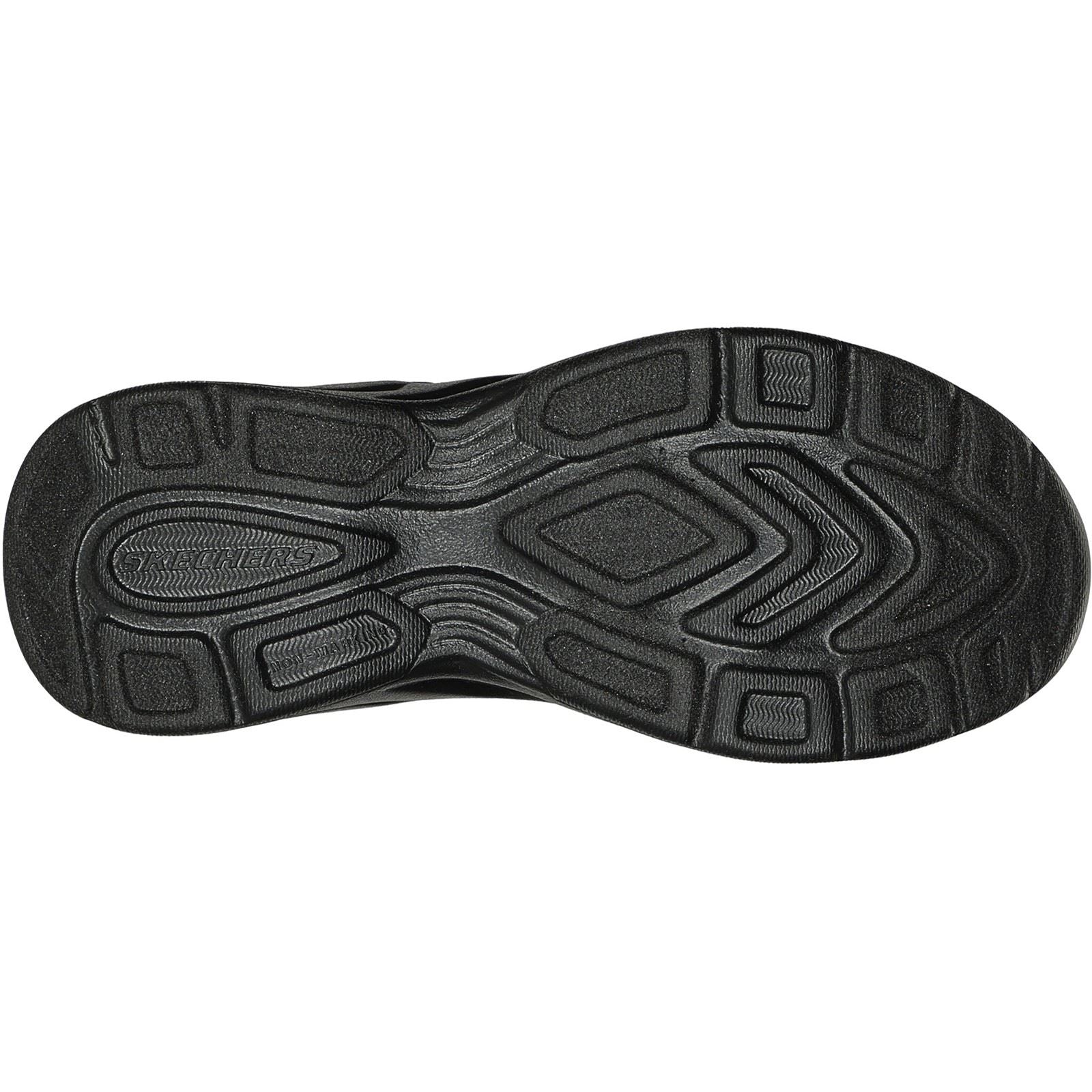 Skechers Dynamatic Textile Girls's Black Sneakers