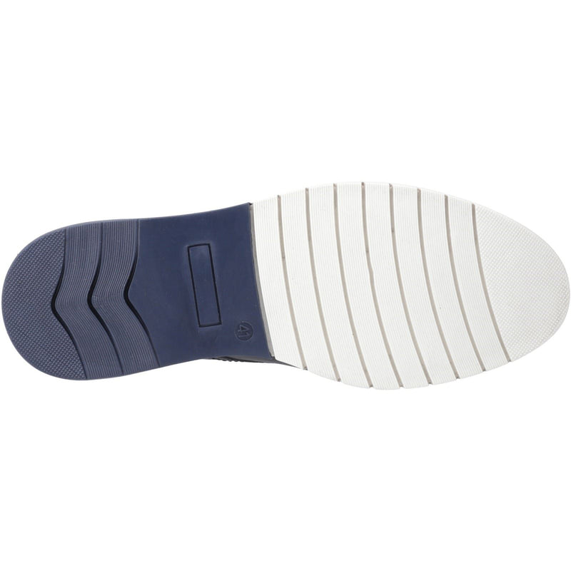 Pod Cillian Leather Men's Navy Lace-Up Shoes