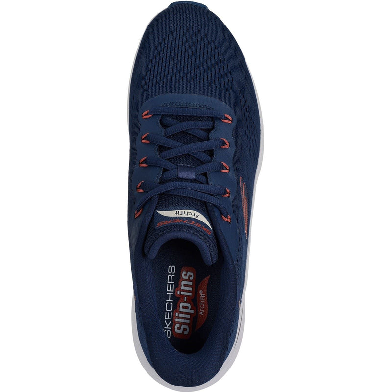 Skechers Arch Fit 2.0 Lestur Textile Men's Navy/Red Sneakers