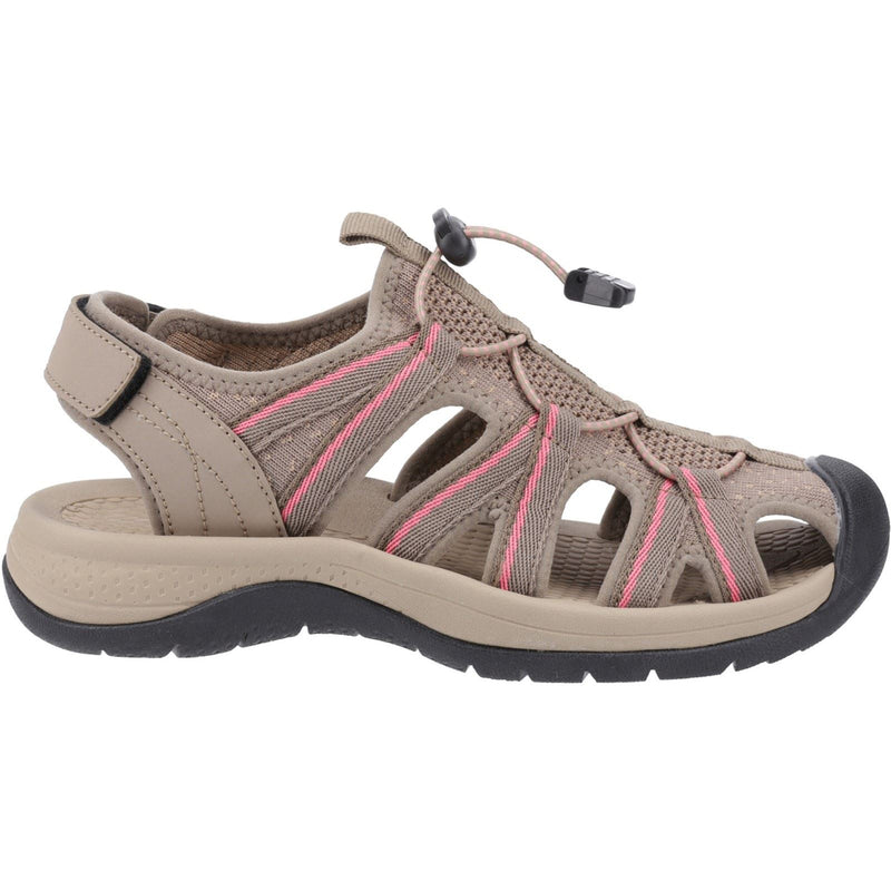 Cotswold Upton Women's Taupe/Pink Sandals