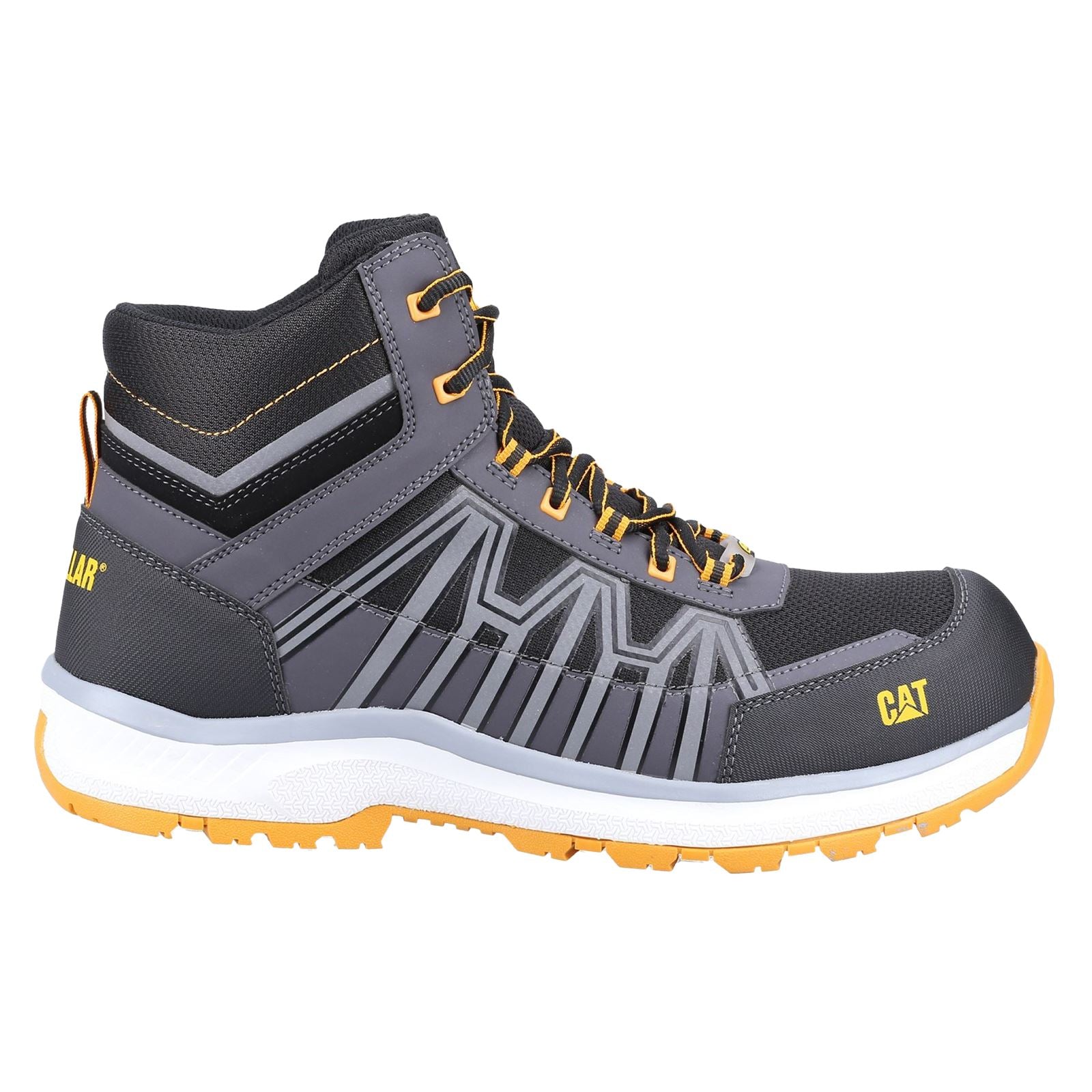 Caterpillar Charge PU/Mesh/Synthetic Black/Orange Hiking Boots