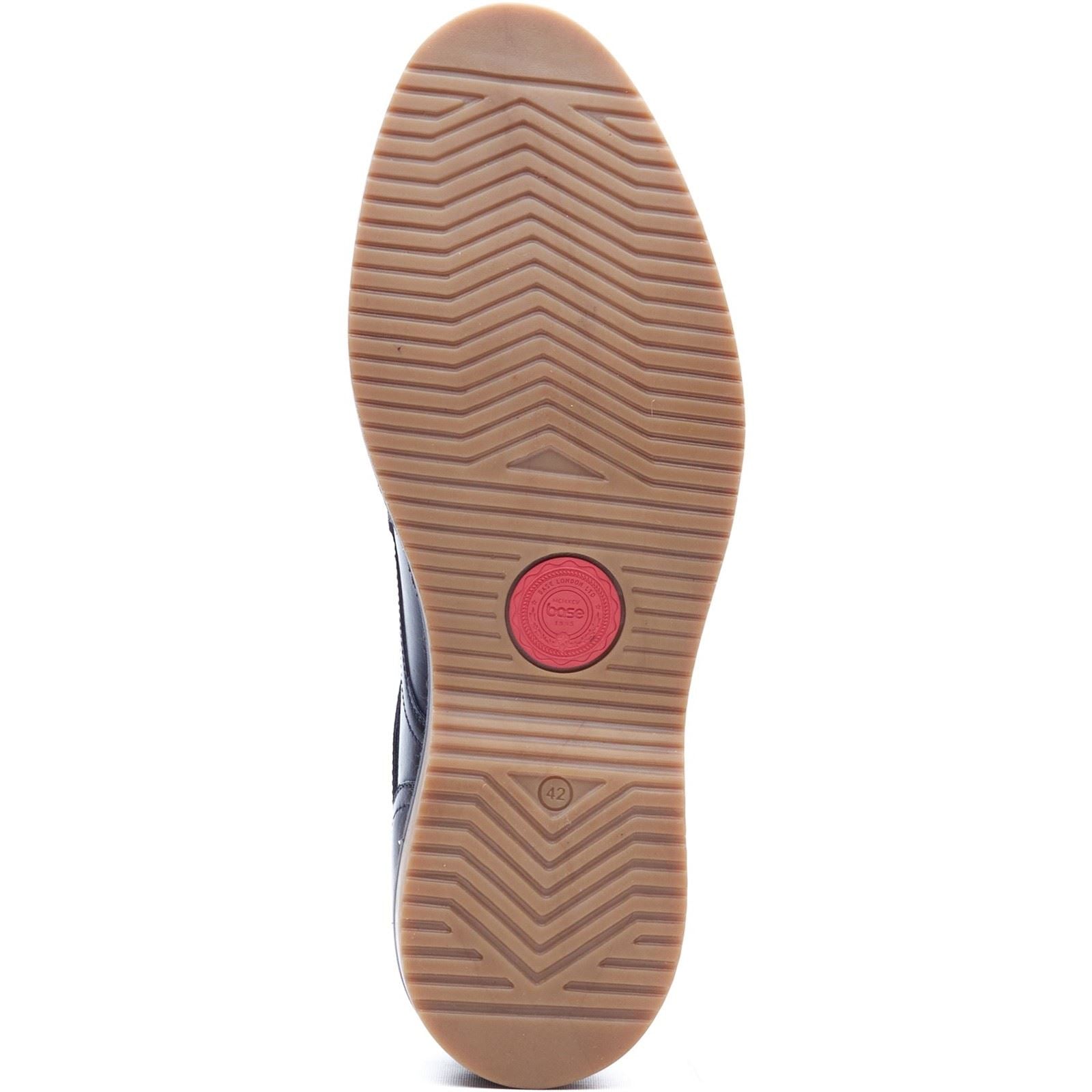 Base London Langdon Leather Men's Navy Boat Shoes