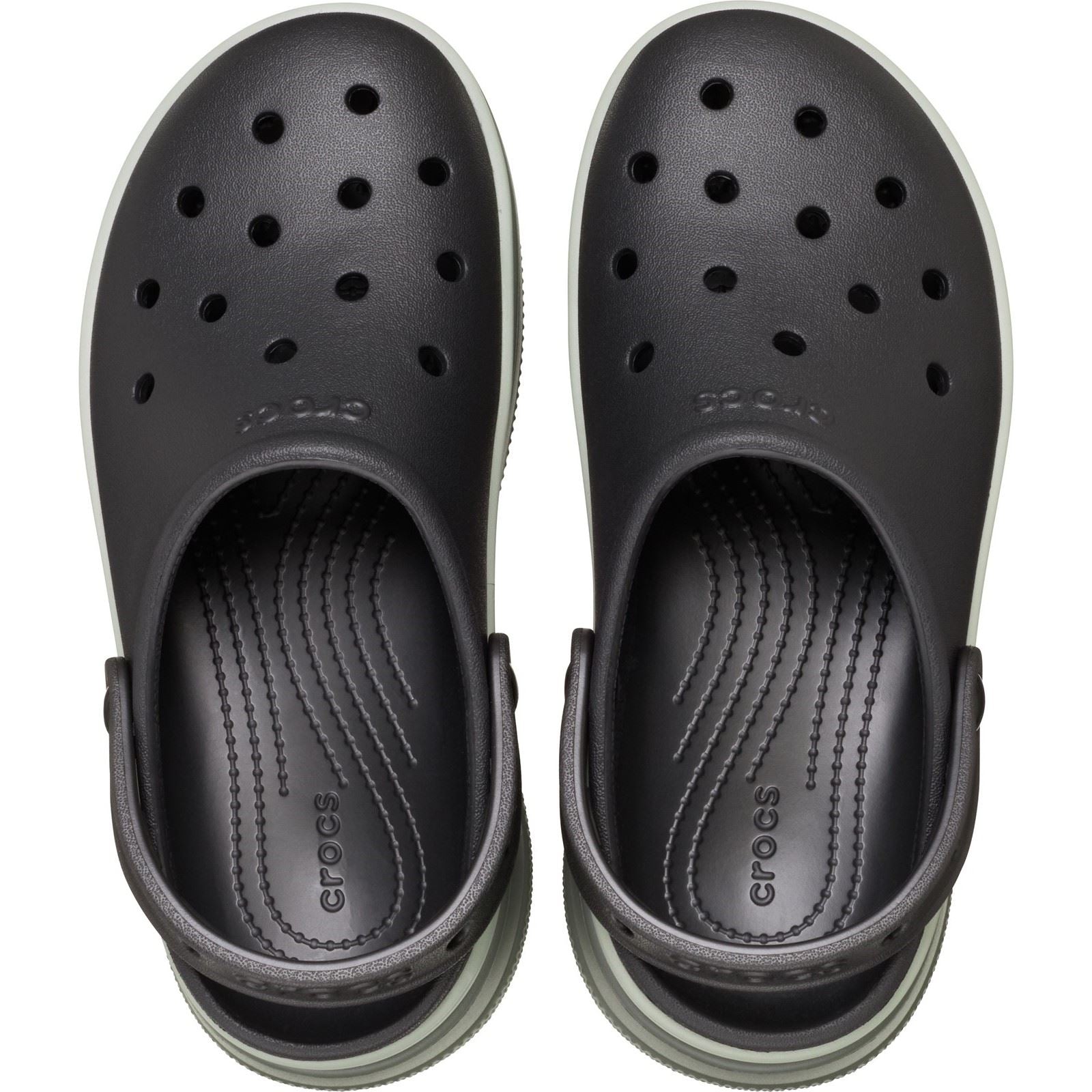 Crocs Classic Stacked Synthetic Black Clogs