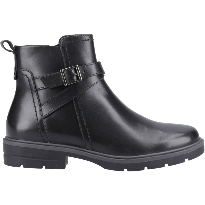 Hush Puppies Tove Leather Women's Black Boots