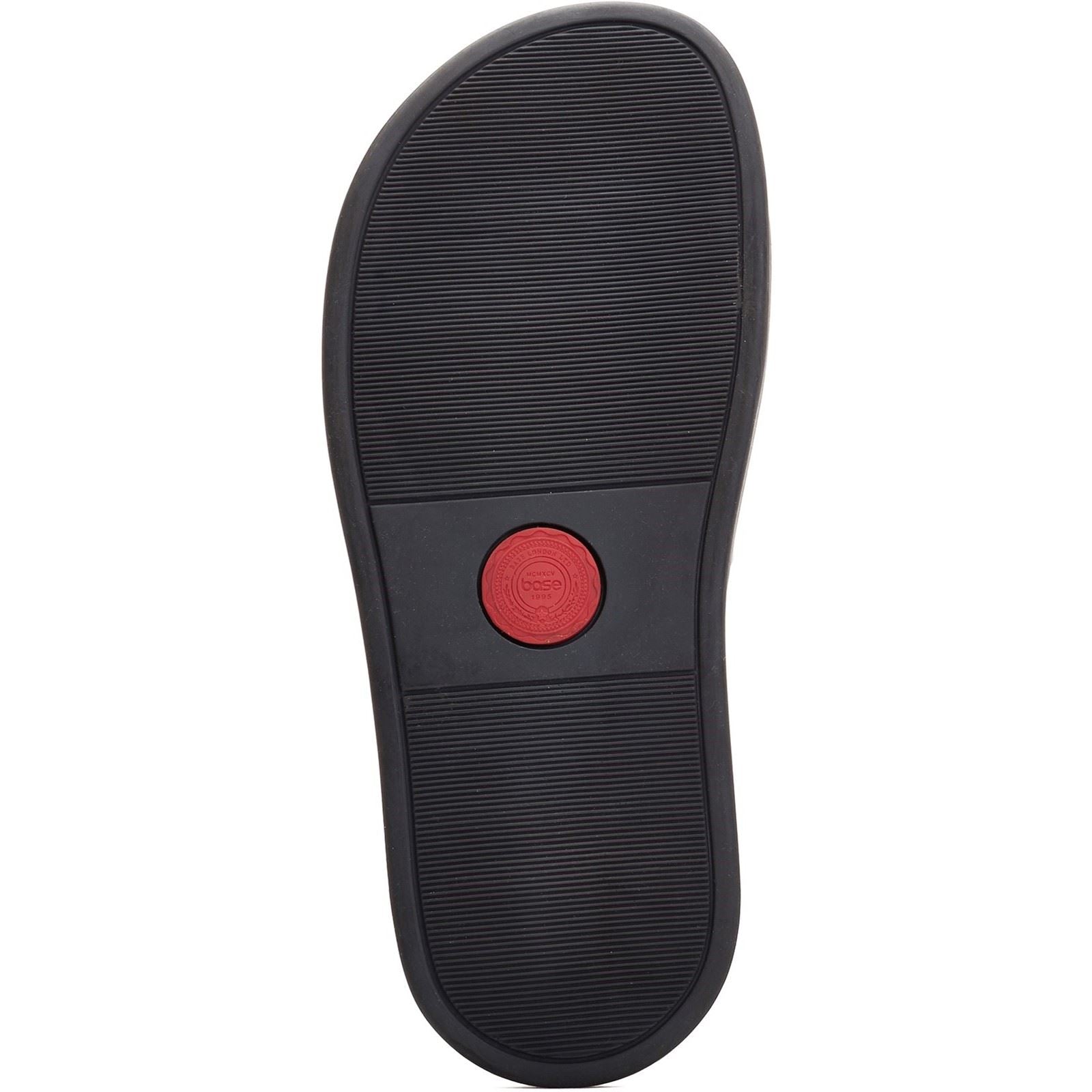 Base London Ponza Leather Men's Black Sandals