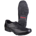 Hush Puppies Vincente Senior Leather Boys's Black Loafers