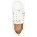 Dune Ease Leather Women's White Sneakers