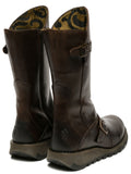 Fly London MES 2 Rug Leather Women's Dark Brown Boots