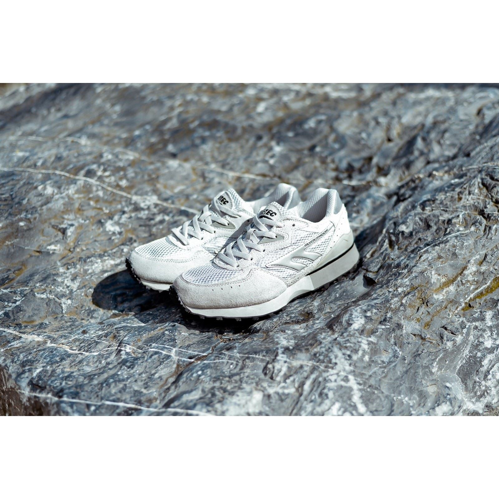 Hi-Tec Silver Shadow OG PU Suede Men's Silver/Grey/Green Sneakers