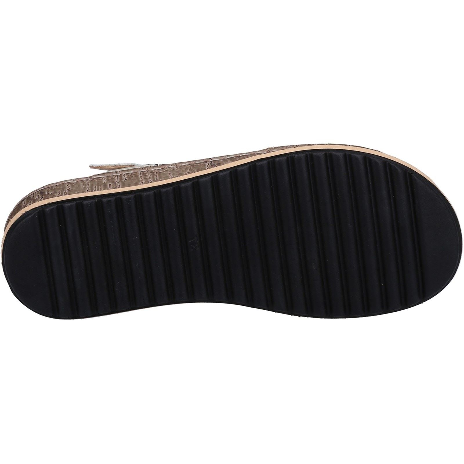 Hush Puppies Ellie Leather Women's Gold Sandals