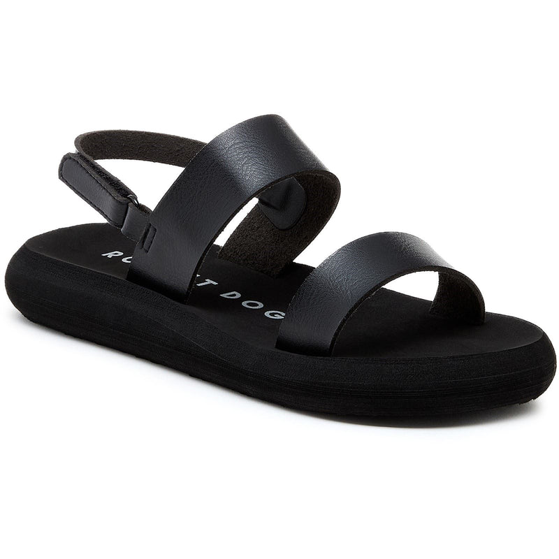 Rocket Dog Sunshine Textile Women's Black Sandals