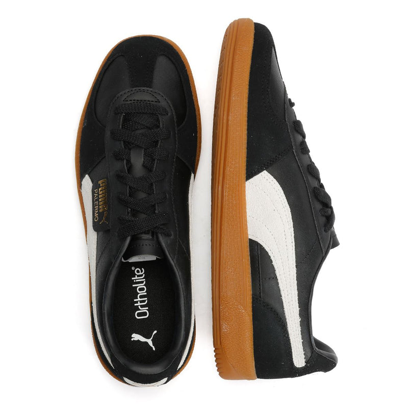 Puma Palermo Leather Black Sneakers