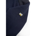 Caterpillar Essentials Polyester Men's Blue Hooded Sweatshirt