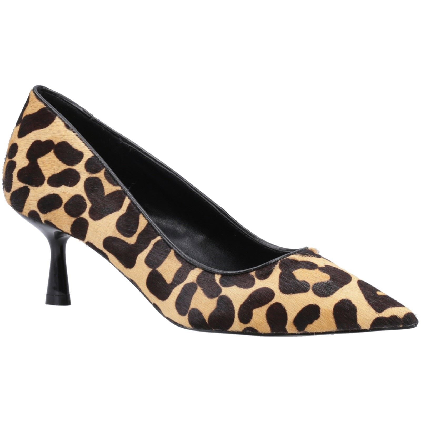 Dune Angelina Leather Women's Leopard Heels