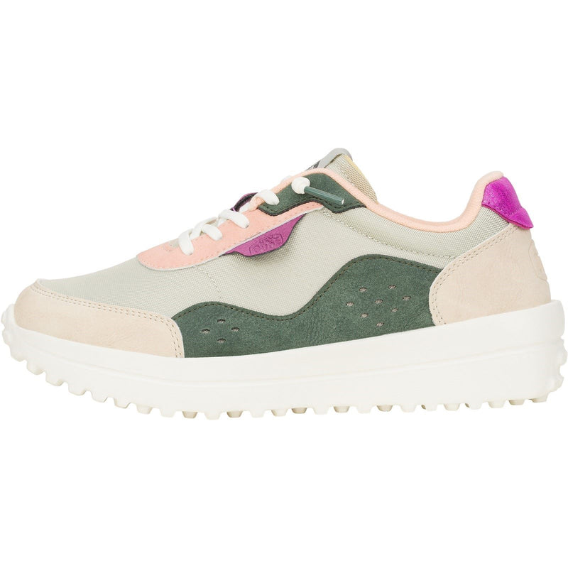 HEYDUDE Hayden Colorblock Synthetic Women's Dusty Olive/Multi Sneakers
